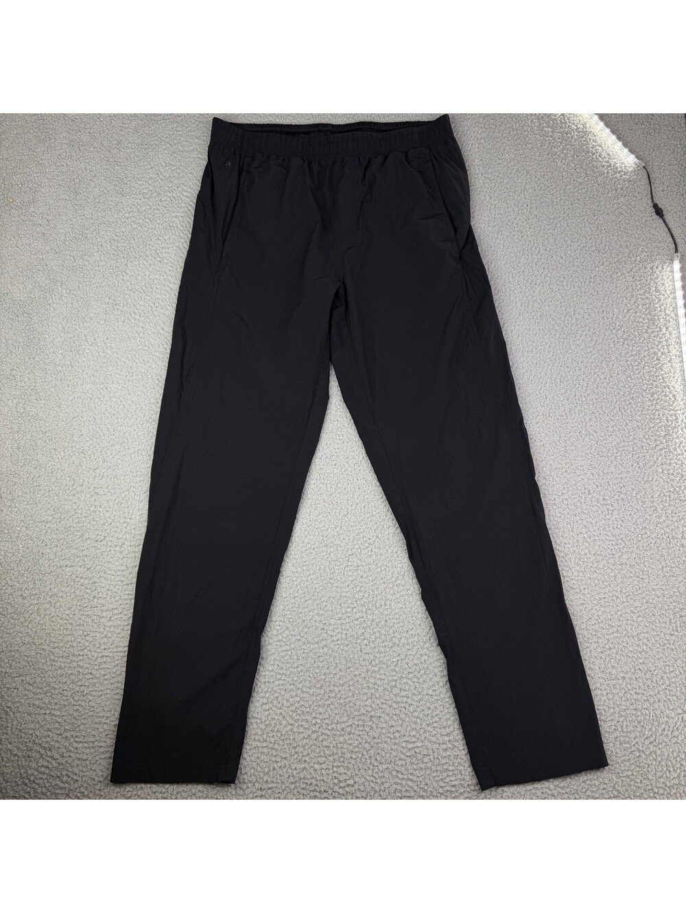 Rhone Torrent Black Pants Performance Golf Workout Nylon Active Men Size L 34x32